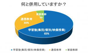 スタディサプリ 併用内訳